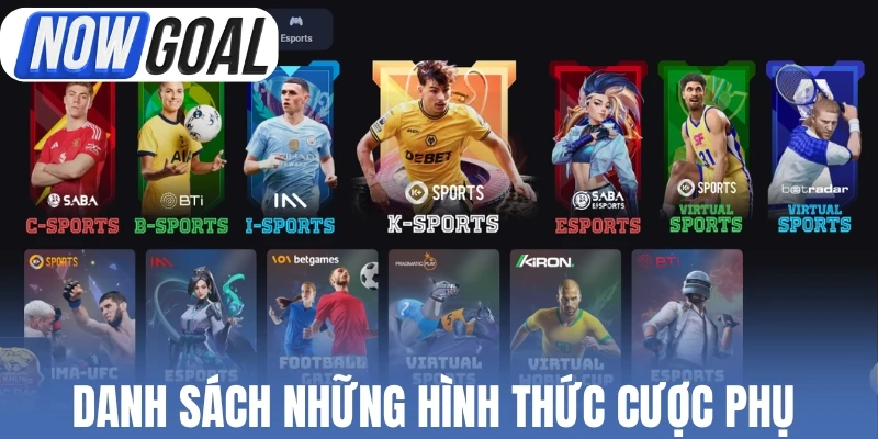Danh sách những hình thức cược phụ
